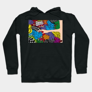 The hand of the imagination. Hoodie